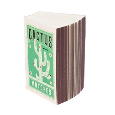 Image of Cactus Matchbox Mini Notepad