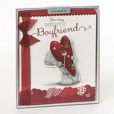 Image of Me to You Boxed Wonderful Boyfriend Birthday Card Large &amp; Handmade Tatty Teddy