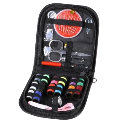 Image of Sewing Kit Travel Needle and Thread Portable Kits Small Supplies Mini Accessories for Home DIY Traveler Adults Beginner Emergency