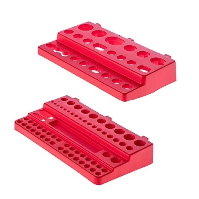 Image of KADAX Tool Carrier, Wall Shelf, Holder Made of PP Plastic, Storage System for Perforated Wall, Garage, Workshop, Hobby Room, Shed (2 x Short)