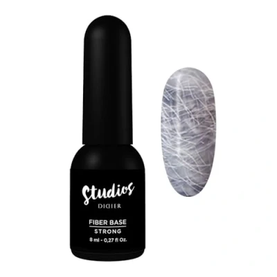 Image of Didier Lab Premium Strong Gel Nail Polish Base Coat 8ml Extra Strengthener For Damaged Nails Varnish Clear LED UV