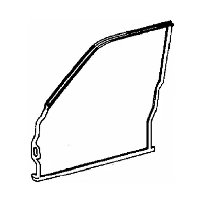 Image of 2017200178, 2017200378, 2017200578, A2017200178, A2017200378 Door seal FEBI BILSTEIN 08877 Left Front MERCEDES BENZ: 190