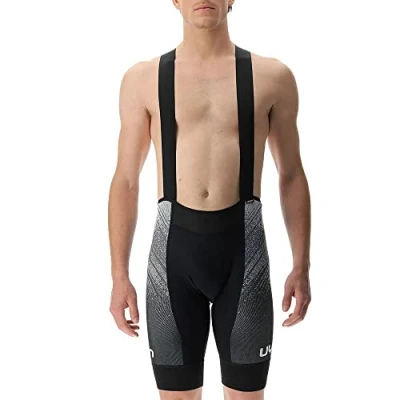 Image of UYN O102006 Biking RACEFAST OW Short Shorts Men&#039;s Black White M