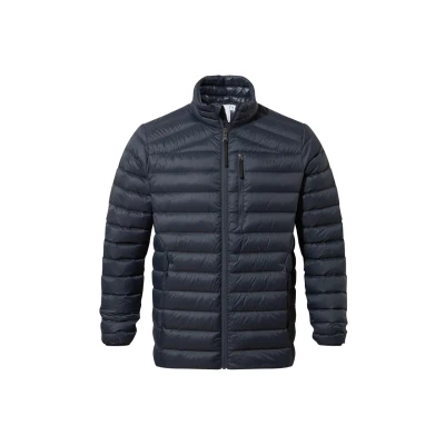 Image of TOG24 North Mens RDS Certified Down Short Jacket Ultra Warm 90% Duck Superior Insulation Coat Which Packs Away Conveniently Into Chest Pocket &amp; Doubles Up As Travel Pillow