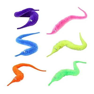 Image of The Home Fusion Company Childrens Kids Magic Joke Twisty Wiggly Worm Party Loot Fillers Favours Gifts