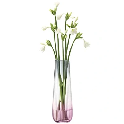 Image of LSA Dusk Vase 36cm Pink &amp; Grey