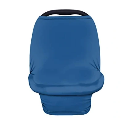 Image of Wanyint Navy Blue Baby Car Seat Covers Carseat Canopy for Babies Boys Girls,Multi use Nursing Breastfeeding Covers,Nursing Scarf