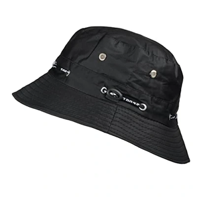 Image of Toutacoo, Adjustable All Seasons Bucket Hat Unisex (Black)