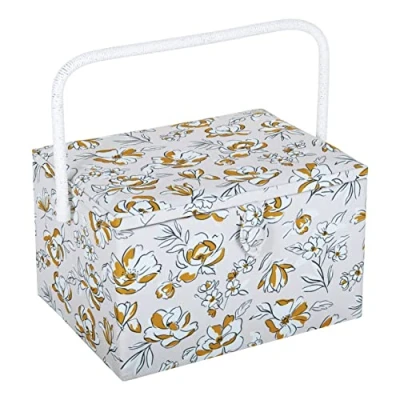 Image of Hobby Gift Large Sewing Craft Storage Box, Spring Floral