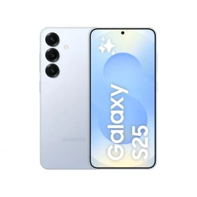 Image of Samsung Galaxy S25 AI Smartphone, AI, 12GB Memory, 128GB Storage, 50MP Camera, Icy Blue, 3 Year Manufacturer Extended Warranty (UK Version)