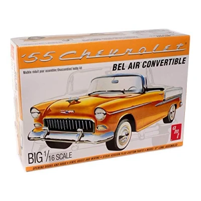 Image of AMT AMT1134/06 1/16 1955er Chevy Bel Air Convertible Model kit, Various