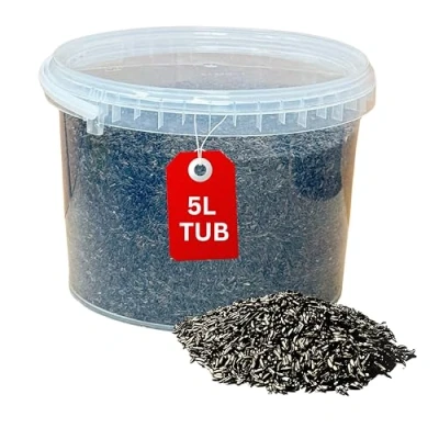 Image of Beewarm Premium Wild Bird Food 5L Niger Seeds for Garden Birds High Energy, No Mess Feed (5L, Seeds)