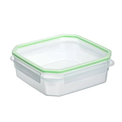 Image of TATAY Food Storage, Airtight, 1.3L of Capacity, Clip Lid, BPA free, Suitable Microwave and Dishwasher, Opaque Green. Measures: 18.8 x 6.6 cm