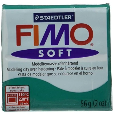 Image of STAEDTLER Fimo Soft Polymer Clay 2oz Emerald