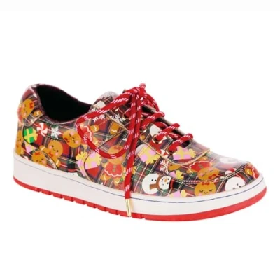 Image of Irregular Choice Starlight Streamer Shoes, Red EUR 42 (UK 8)
