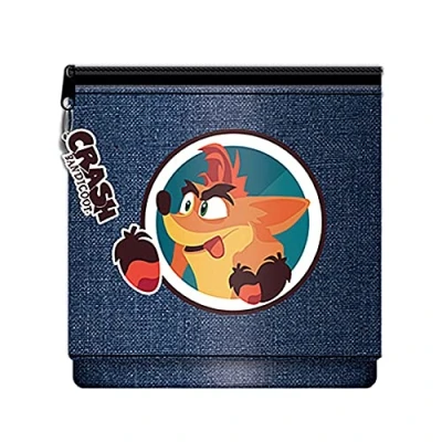 Image of Pyramid Crash Bandicoot (Denim) Pencil Case Pot Official Merchandise