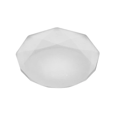 Image of Diamante Flush Ceiling 21W LED 3000K, 2100lm, White Acrylic