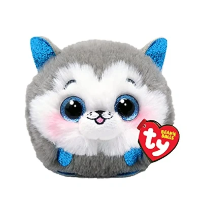 Image of TY Slush Hoarse Beanie Balls 3 Inches Baby Soft Plush Toy Collectible Cuddly Fabric Teddy