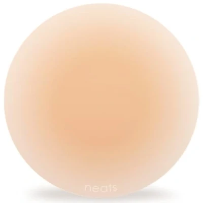 Image of NEATS Nipple Covers for Women, Reusable &amp; Hypoallergenic Non Adhesive Silicone Pasties (Champagne, 3.2 inch)