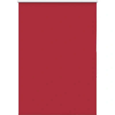 Image of vidaXL Roller Blind Blackout Red 90x150 cm Fabric Width 85.7 Polyester