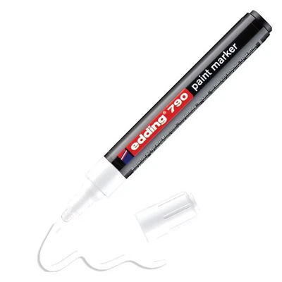 Image of edding 790 Paint Marker Bullet Tip 2 3mm Line White (Pack 10)