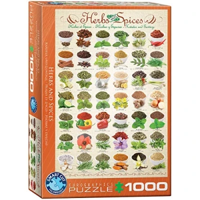Image of Eurographics 6000 0598 Herbs and Spices Puzzle, Various, 48 x 68 cm