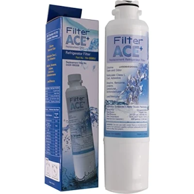 Image of ACE+ Water filter for refrigerators SAMSUNG DA29 00020B / 00020A HAF CIN/EXP DA97 08043ABC 08006A B Replacement Cartridge