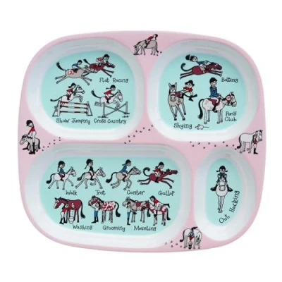 Image of Tyrrell Katz Horse Divider Plate by Hy Equestrian