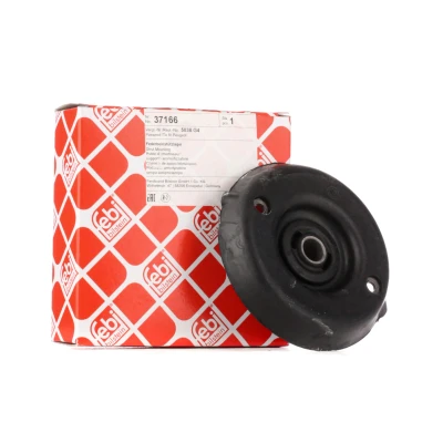 Image of 5038G4, 9813916080 Top strut mount FEBI BILSTEIN 37166 Front Axle Left, Right without ball bearing Elastomer PEUGEOT: 308 I Hatchback