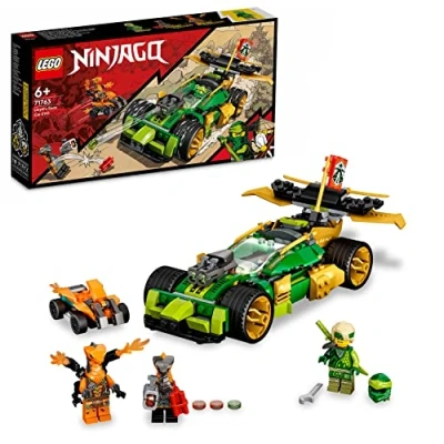 Image of LEGO NINJAGO Lloyd’s Race Car EVO 71763 Building Kit Featuring a Ninja Toy, Lloyd and Snake Figures; Creative Toys for Kids Aged 6+ (279 Pieces)