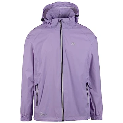 Image of Trespass Waterproof Jacket Men Women Packaway Rain Coat With Hood Qikpac X