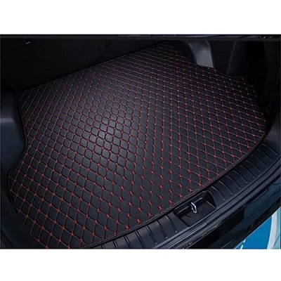 Image of Auto Cargo Liners Leather Trunk Mat for Mazda CX5 CX 5 2013 2016 Car Boot Liner Waterproof Anti Scratch Storage Protector Pad,Black red