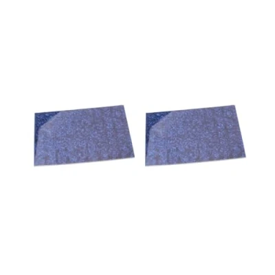 Image of 2 set Guitar Blank Scratch Plate Guard Pickguard Material PVC 3 ply Blue
