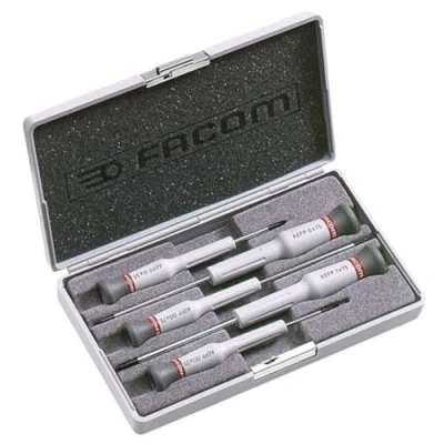 Image of Facom AEFP.J1 Set of 5 Micro Tech Phillips Screwdrivers
