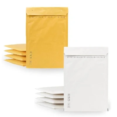 Image of m office Bubble Envelopes Kraft White Mailers for Parcels Assorted Sizes Mailing Bags · (230x340mm, Pack of 10)