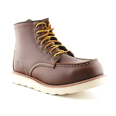 Image of Grinders Mens Alpha Brown Steel Toe Cap Safety Work Boots (Numeric_10)