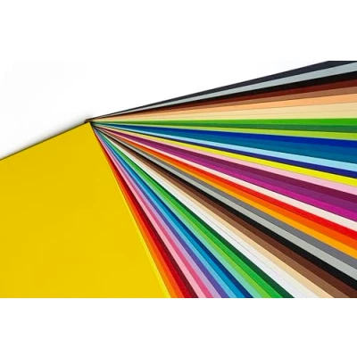 Image of Hawksbill Paper 130GSM Multi Coloured Assorted 50 Pack in Bright &amp; Pastel Rainbow Colour A3 for Arts Crafts, Notice Boards, Gift Wrapping, Packaging Brainstorming