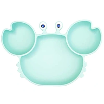 Image of Silicone Suction Plate for Toddlers Toddler &amp; Kid, Baby Bowl Dish Non Slip Fits Most Highchairs Trays, BPA Free Microwave Dishwasher Safe