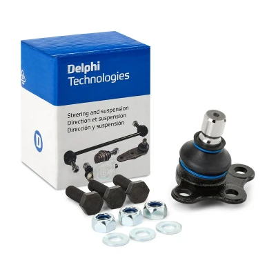 Image of 3641055 Ball joint DELPHI TC1176 Front Axle 90mm 75mm 70mm PEUGEOT: 207 Hatchback, SW, 208 I CITROËN: C2 C3 Picasso