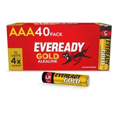 Image of Eveready Gold Alkaline AAA Batteries 40 pack [Amazon Exclusive]