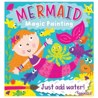 Image of Sixstore Children&#039;s Magic Paint with Water Books (Mermaid)