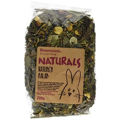 Image of Rosewood Boredom Breaker Natural Treats Natures Salad 200g (PACK OF 2)