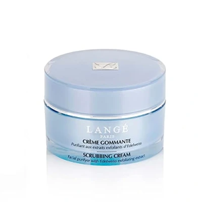 Image of LANGE Soft Skin Scrubbing Face Cream Gently Exfoliates And Restores Radiance Refines Texture Revitalizes Complexion Eliminates Impurities Dead Cells Sweet Scented 1.7 Oz