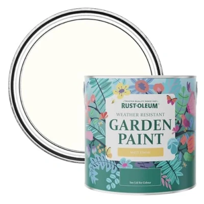 Image of Rust Oleum Pink Mould Resistant Garden Paint in Matt Finish Sweet Nothing 2.5L