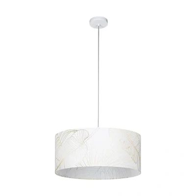 Image of EGLO Bucamaranga pendant light white with leaf motif print