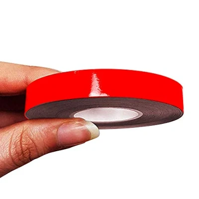 Image of 4R Quattroerre.it 10503 Trim Stripes Adhesive Strips for Cars, Neon Red, 10 mm x mt