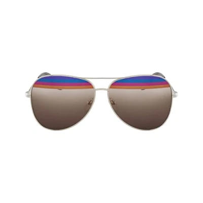 Image of Salvatore Ferragamo SF172S 35038 Sunglasses, 745 Shiny Gold Brown, One Size