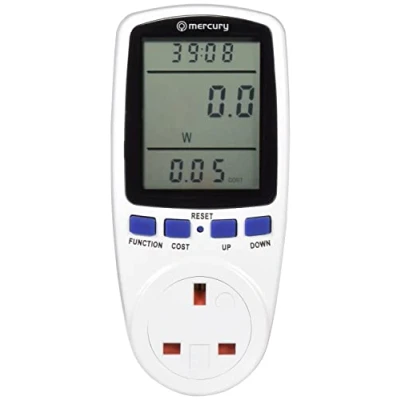 Image of Mercury UK Power Meter for Home Appliances Monitor Energy Usage