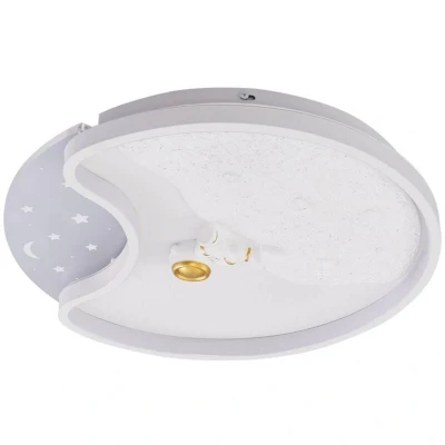 Image of Lindby LED ceiling light Kosmo, 43 W, metal, plastic