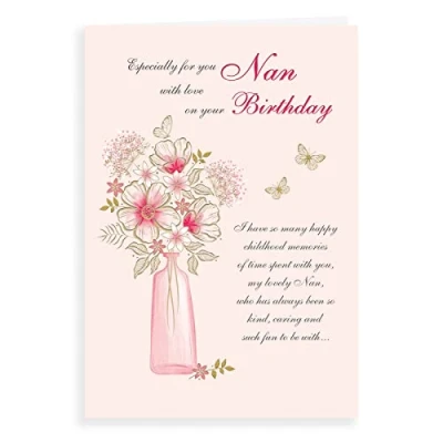 Image of Regal Publishing Classic Birthday Card Nan 9 x 6 inches